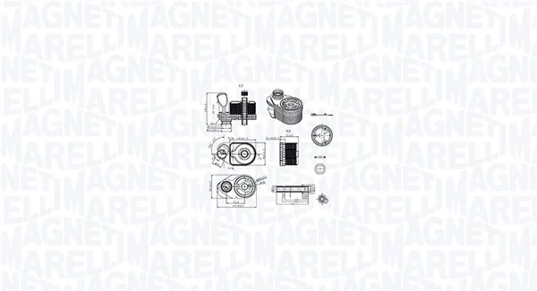 Oil Cooler, engine oil
